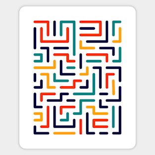 Geometric colorful Magnet